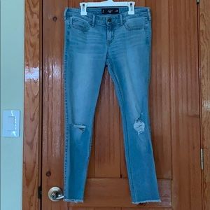 Hollister low rise skinny jeans